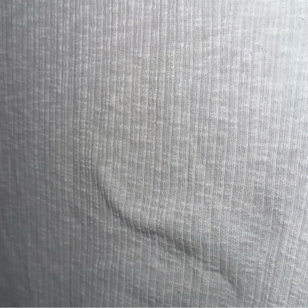 Banana Republic White Textured Short Sleeve Tee Sz Small - Picture 4 of 4